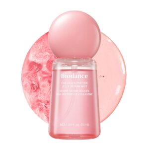 BIODANCE Spray facial hidratante de péptidos de colágeno, spray facial antienvejecimiento, hidrogel pulverizable