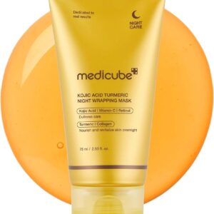 medicube Máscara de envoltura de ácido kójico Cúrcuma- Mascarilla facial