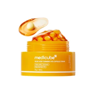 medicube Crema cápsula con ácido kójico y cúrcuma para un tono de piel