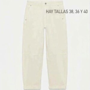 PANTALON ZARA BLANCO