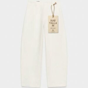 PANTALON ZARA BLANCO DE VESTIR