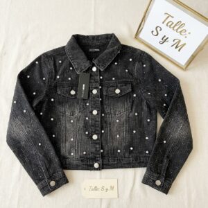 CHAQUETA NEGRA FASHION NOVA