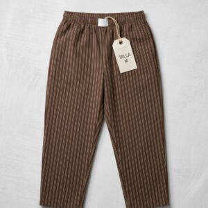 MONO DE RALLAS MARRON FASHION NOVA