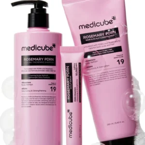 medicube SET DE CABELLO PDRN Glass Hair Set, Full-Size Gift Kit for a Fuller Look